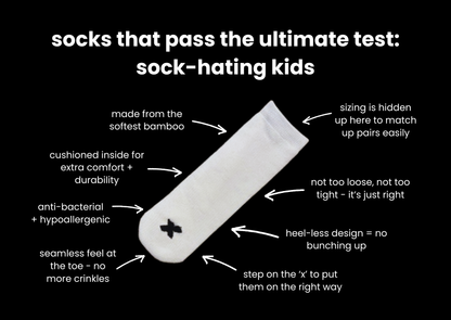School Pack: Weekday Socks (5 x White Pairs)