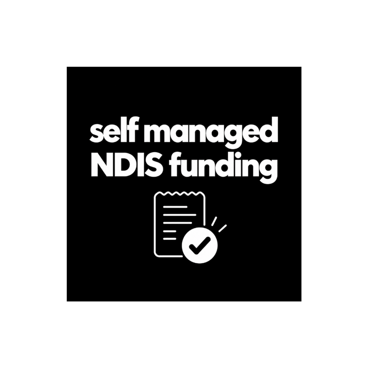 self managed NDIS funding