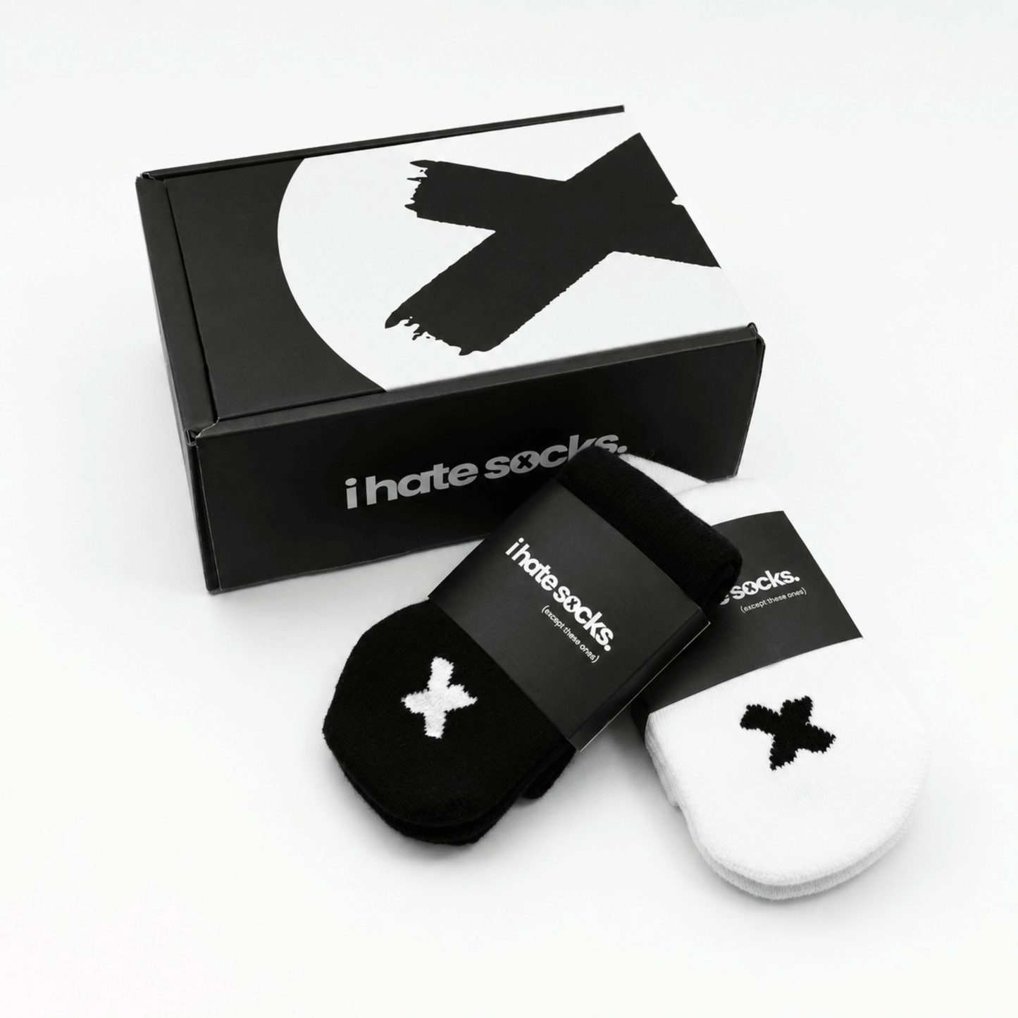 I Hate Socks bamboo socks responsibly packed in recyclable packaging