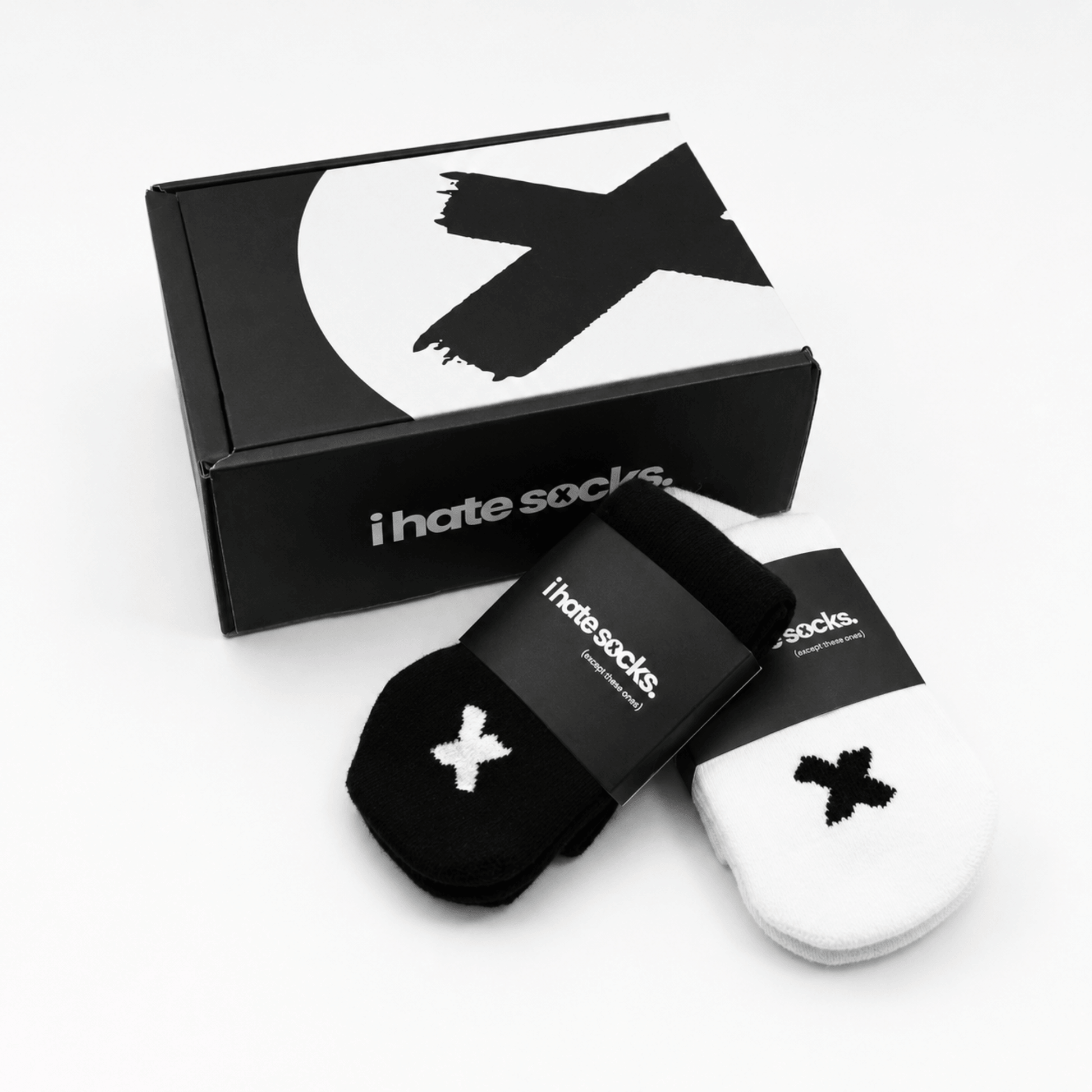 I Hate Socks bamboo socks responsibly packed in recyclable packaging